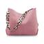 Prite Shopper Tasche Damen Groß Cord Tasche Tote Bag mit Verstellbarem Schultergurt für College Schule Arbeit Reisen Einkaufen（Rosa）