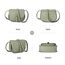 AFKOMST Damen Umhngetasche, Vintage-Sattelhandtasche, veganes Leder, lichtgrn, 23,5 x 9,5 x 18 cm