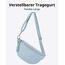 Expatrié Bauchtasche Damen Hellblau - Alice Small - Gürteltasche für Festival, Reisen & Alltag aus Veganem Leder - Brusttasche Stylisch - Wasserabweisend