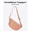 Expatrié Bauchtasche Damen Rosa - Alice Small - Gürteltasche für Festival, Reisen & Alltag aus Veganem Leder - Brusttasche Stylisch - Wasserabweisend