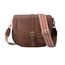 AFKOMST Umhängetasche für Damen Kleiner Beutel und Schultertasche Vintage Sattel Handtaschen Veganes Leder, Small