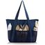 HOMESPON Strandtasche Damen mit Reißverschluss Große Wasserdicht Mesh Badetasche Familie Faltbar Beach Tote Bag Shopper