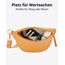 Expatrié Bauchtasche Damen Orange - Alice Small - Gürteltasche für Festival, Reisen & Alltag aus Veganem Leder - Brusttasche Stylisch - Wasserabweisend