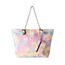 DonDon große Strandtasche XXL mit Reißverschluss - Umhängetasche Damen - große Badetasche für Urlaub vielseitige Shopper Tasche Damen für Strand Urlaub Must Haves Beach bag - Retro Batik