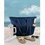 HOMESPON Strandtasche Damen mit Reißverschluss Große Wasserdicht Mesh Badetasche Familie Faltbar Beach Tote Bag Shopper