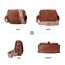 AFKOMST Umhängetasche für Damen Kleiner Beutel und Schultertasche Vintage Sattel Handtaschen Veganes Leder, Small