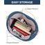 Prite Shopper Tasche Damen Groß Cordtaschen Tote Bag Cord Beuteltasche Stofftasche mit Verstellbarem Schultergurt für Arbeit Reisen Einkaufen Schule College (Blau)
