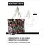 DonDon große Strandtasche XXL mit Reißverschluss - Umhängetasche Damen - große Badetasche für Urlaub vielseitige Shopper Tasche Damen für Strand Urlaub Must Haves Beach bag - Vintage Flower