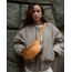 Expatrié Bauchtasche Damen Orange - Alice Small - Gürteltasche für Festival, Reisen & Alltag aus Veganem Leder - Brusttasche Stylisch - Wasserabweisend