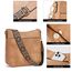 BOSTANTEN Handtasche Damen Mittelgroß Umhängetasche Crossbody Bags Leder Schultertasche für Frauen Shopper Tasche mit Verstellbarem Farbigem Riemen Hellbraun