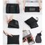 KALIDI Mesh Strandtasche XXL Familie, Strandtasche mit Reißverschluss Shopper Damen Groß Badetasche, Beach Bag Einkaufstaschen für Reisen Einkaufen und Alltag (Schwarz-XXXL)
