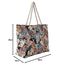 DonDon große Strandtasche XXL mit Reißverschluss - Umhängetasche Damen - große Badetasche für Urlaub vielseitige Shopper Tasche Damen für Strand Urlaub Must Haves Beach bag - Paisley