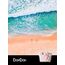DonDon große Strandtasche XXL mit Reißverschluss - Umhängetasche Damen - große Badetasche für Urlaub vielseitige Shopper Tasche Damen für Strand Urlaub Must Haves Beach bag - Retro Batik