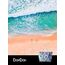 DonDon große Strandtasche XXL mit Reißverschluss - Umhängetasche Damen - große Badetasche für Urlaub vielseitige Shopper Tasche Damen für Strand Urlaub Must Haves Beach bag - Blumenpracht