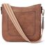 BOSTANTEN umhängetasche damen mittelgroß Handtaschen damen-schultertaschen aus PU Leder shopper tasche für Frauen Hobo Crossbody Bags mit verstellbarem Farbigem Riemen Braun