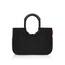 reisenthel loopshopper M Frame Black/Black – Stabile Tasche mit praktischen Fächern aus recycelten PET-Flaschen – Eleganz beim Einkaufen, viel Funktion inklusive!