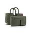 reisenthel loopshopper M cord dark matcha – Stabile Tasche mit praktischen Fächern aus recycelten PET-Flaschen – Eleganz beim Einkaufen, viel Funktion inklusive!