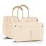 reisenthel loopshopper M leo vanilla – Stabile Tasche mit praktischen Fächern aus recycelten PET-Flaschen – Eleganz beim Einkaufen, viel Funktion inklusive!