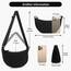 TIAASTAP Damen Halbmond Crossbody Umhängetasche, Unisex Hobo Crossbody Bag, Wasserdichte Leichtes Nylon Bauchtasche mit verstellbarer Schultergurt Für Alltag & Freizeit