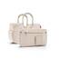 reisenthel loopshopper M teddy sand – Stabile Tasche mit praktischen Fächern aus recycelten PET-Flaschen – Eleganz beim Einkaufen, viel Funktion inklusive!