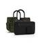 reisenthel loopshopper M teddy leo olive – Stabile Tasche mit praktischen Fächern aus recycelten PET-Flaschen – Eleganz beim Einkaufen, viel Funktion inklusive!