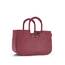 reisenthel loopshopper M twist maroon – Stabile Tasche mit praktischen Fächern aus recycelten PET-Flaschen – Eleganz beim Einkaufen, viel Funktion inklusive!