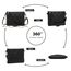 Miss Lulu Umhängetasche Damen Klein, Handytasche zum Umhängen aus PU Leder, Crossbody Bag mit Verstellbarem Gurt, Umhängetaschen Schultertaschen mit 4 Fächern