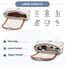 Miss Lulu Umhängetasche Damen Klein, Handytasche zum Umhängen aus PU Leder, Crossbody Bag mit Verstellbarem Gurt, Umhängetaschen Schultertaschen mit 4 Fächern