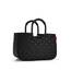 reisenthel loopshopper M frame glossy dots black – Stabile Tasche mit praktischen Fächern aus recycelten PET-Flaschen – Eleganz beim Einkaufen, viel Funktion inklusive!