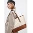 Jocose Moose Damen Handtasche Schultertasche, Vintage Leder Tasche Shopper Groß für BüRo Schule Einkauf, Geschenk mit Einer Damen Geldbörse