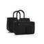 reisenthel loopshopper M frame glossy dots black – Stabile Tasche mit praktischen Fächern aus recycelten PET-Flaschen – Eleganz beim Einkaufen, viel Funktion inklusive!