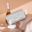 Larcenciel Clutch Silber, Glitzer Tasche Handtasche mit Abnehmbarer Kette, Elegant Abendhandtasche für Damen, Pailletten Taschen Crossbody Envelope Umhängetasche für Hochzeit Party Bankett Feiertage