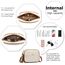 Miss Lulu Umhängetasche Damen Klein, Handytasche zum Umhängen aus PU Leder, Crossbody Bag mit Verstellbarem Gurt, Umhängetaschen Schultertaschen mit 4 Fächern