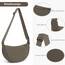 TIAASTAP Damen Halbmond Crossbody Umhängetasche, Unisex Hobo Crossbody Bag, Wasserdichte Leichtes Nylon Bauchtasche mit verstellbarer Schultergurt Für Alltag & Freizeit