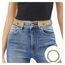 JasGood Schnallenfreier Damen Stretch Elastischer Gürtel für Damen Herren, Plus Size Keine Schnalle Unsichtbarer Gürtel für Jeans Hosen, Beige, 44cm(Für Hosengröße 60cm-85cm)