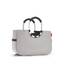 reisenthel loopshopper M herringbone grey – Stabile Tasche mit praktischen Fächern aus recycelten PET-Flaschen – Eleganz beim Einkaufen, viel Funktion inklusive!