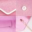 Larcenciel Damen Clutch, Glänzende Pailletten Abendtaschen mit Abnehmbarer Kette, Envelope Handtasche für Damen, Elegante Cross Body Umhängetasche für Hochzeit, Party, Bankett, Feiertage (Rosa)