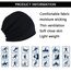 YOFASEN Slouchy Beanie Mütze - Chemo Cancer Kopfbedeckung aus Baumwolle Schlafmütze Turban Kopfbedeckung Strecken Muslimisches Kopftuch für Frauen Männer, Schwarz, One size