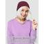 Senker Fashion Slouchy Beanie-Mütze für Damen und Herren, Chemo-Kopfbedeckung, Baumwolle, weich, leicht, Chemo-Totenkopfkappe, elastisch, Schwarz Rot, Large