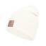 Occulto Leatherpatch Winter Mütze Beanie White