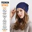 HAMUNI Mütze Damen Herren, Weich Dünne Slouch Beanie Mütze aus Baumwolle, Leichte Atmungsaktiv Longbeanie, Elastisch Jersey Chemo Mütze für Alle Jahreszeiten