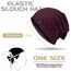 HAMUNI Slouch Beanie Mütze für Herren Damen, Dünne und Leichte Jacquard Jersey Beanies Chemo Kopfbedeckung Mützen Laufmütze Mütze Slouchy Baggy Beanie Unisex Flexible Klassische Winter Sommer Hüte