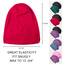 Senker Baggy Soft Cotton Slouchy Stretch Beanie Mütze, Chemo Mützen für Damen und Herren, Schwarz/Rot, 2 Stück, schwarz/red, Einheitsgröße