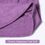 Slouchy Beanie-Mütze, Baumwolle, Chemo-Kopfbedeckung, Mützen für Damen und Herren, Denimblau/Lila, 2 Stück, Violett, Large