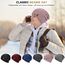 HAMUNI Mütze Damen - Atmungsaktiv Strickmütze Herren - Slouch Beanie Mütze mit Weichem Fleece Innenfutter - Unisex Wintermütze - Klassische Herren Damen Mütze für Herbst Winter Frühjahr (Rosa)
