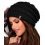 FURTALK Damen Beanie Mütze Warme Wintermütze mit Weichem Innenfutter Gefütterte Strickmütze,Schwarz,Einheitsgröße