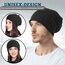 EINSKEY Slouch Beanie Mütze: Weich Dünne Baumwollmütze Damen Herren, Atmungsaktiv Jersey, Elastisch Longbeanie Alle Jahreszeiten, Ideal Chemo/Laufmütze​