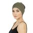 Deresina Bambus Chemo-Kopfbedeckung für Frauen & Männer – Ultra-weiche, atmungsaktive Schlafmütze bei Alopezie & Haarausfall, leichte Beanie für Tag & Nacht (Latte – Einheitsgröße)