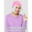 Senker 2er Pack Baumwolle Slouchy Beanie Hüte, Chemo-Kopfbedeckung Mützen für Damen und Herren, pink / violett, L
