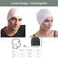 Deresina Bambus Chemo-Kopfbedeckung für Frauen & Männer – Ultra-weiche, atmungsaktive Schlafmütze bei Alopezie & Haarausfall, leichte Beanie für Tag & Nacht (Weiß)